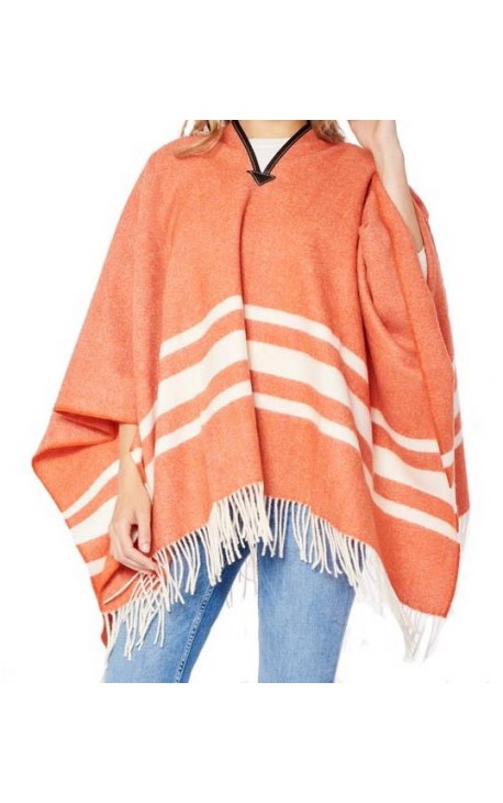 Poncho Mérinos Patagonico ORANGE