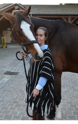 Poncho Agustina NOIR