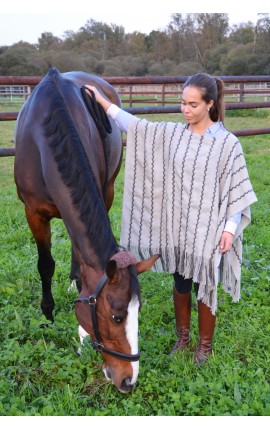 Poncho Agustina GRIS