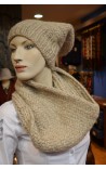 Set Bonnet & Col TAUPE