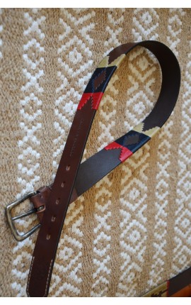 Ceint. ROUGE NAVY BEIGE