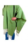 Poncho Mérinos Riojano VERT CLAIR