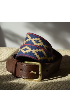 Ceinture Tissu PAMPA BLEU