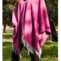 Poncho Mérinos Riojano ROSE FUSCHIA