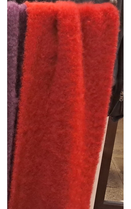 Echarpe châle XXL ROUGE FONCE