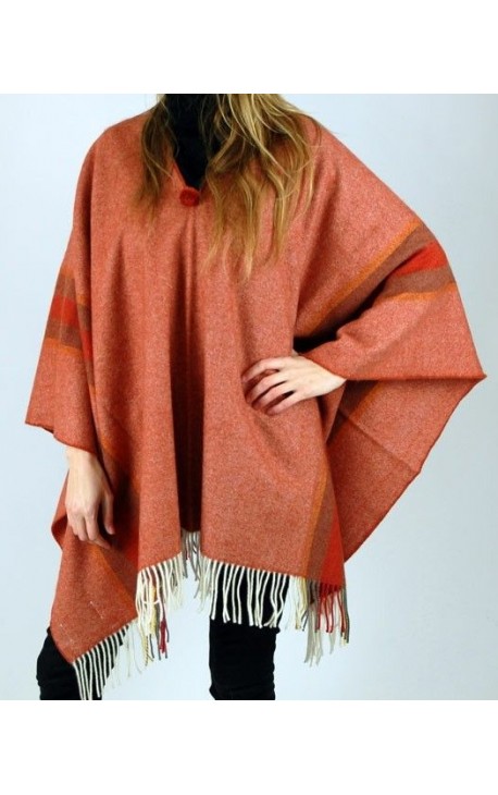 Poncho Mérinos Patagonico MARRON