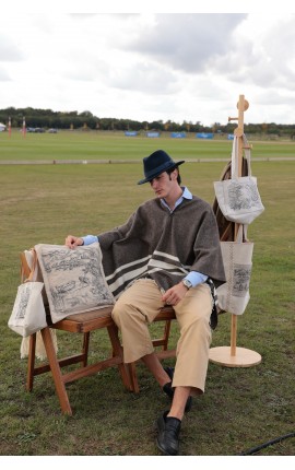 Poncho Mérinos Patagonico MARRON