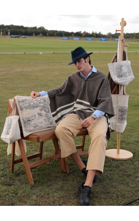 Poncho Mérinos Patagonico MARRON