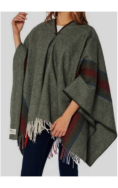 Poncho Mérinos Patagonico MARRON