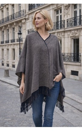 RUANA Baby Alpaga KIQUIN Rouge