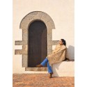 Poncho AURACANARIO crema