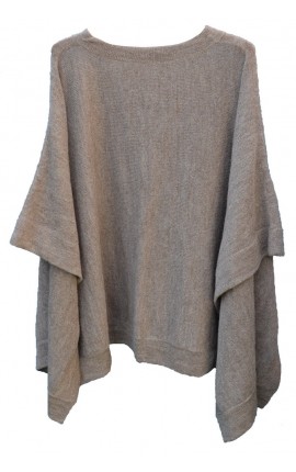 PONCHO Baby Alpaga SUMAQ Taupe