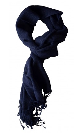 PASHMINA Baby Alpaga LUCAS Bleu Marine