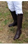 Bottes Polo Cuir souple MARRON