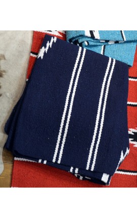 Tapis Navajo BLEU MARINE