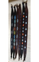  EMBRODED LEATHER handles 6 cm