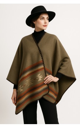 Ponchos andins EQUATEUR
